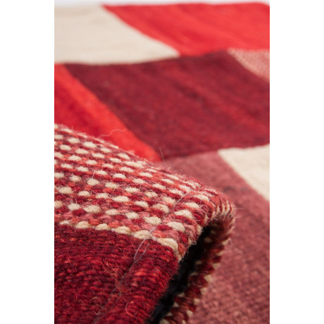 Kayoom Vloerkleed Radical 230 Handgeweven jacquard-kilim, hoogwaardige materiaalcombinatie afbeelding2 - 1