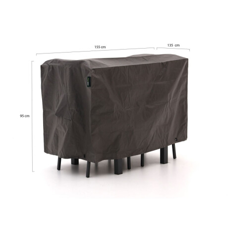 Kees Smit Tuinmeubelhoes barset 155x135x95cm - Laagste prijsgarantie! afbeelding2 - 1