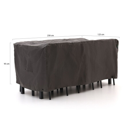 Kees Smit Tuinmeubelhoes barset 230x125x95cm - Laagste prijsgarantie! afbeelding2 - 1