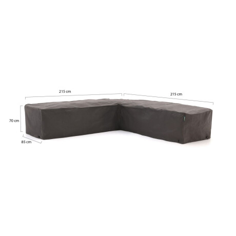 Kees Smit Tuinmeubelhoes hoek loungeset 215x85/215x85x70cm - Laagste prijsgarantie! afbeelding2 - 1