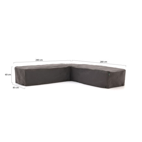 Kees Smit Tuinmeubelhoes hoek loungeset 280x85/280x85x60cm - Laagste prijsgarantie! afbeelding2 - 1