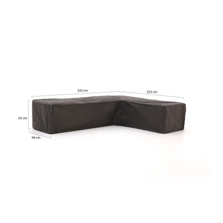 Kees Smit Tuinmeubelhoes hoek loungeset 325x94/255x94x65cm - Laagste prijsgarantie! afbeelding2 - 1
