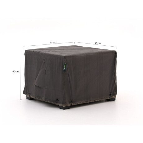 Kees Smit Tuinmeubelhoes lounge tuinstoel 95x95x60cm - Laagste prijsgarantie! afbeelding2 - 1
