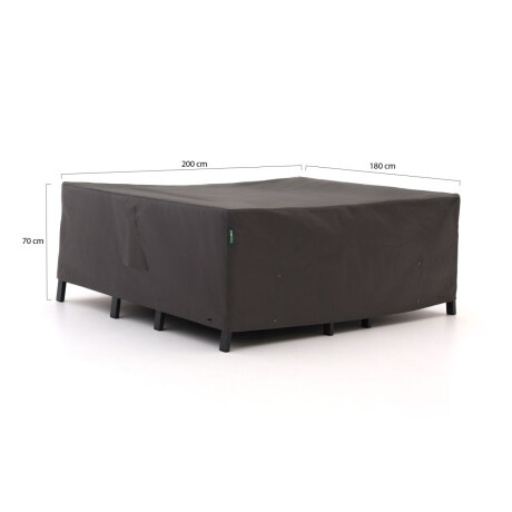 Kees Smit Tuinmeubelhoes stoel-bank loungeset 200x180x70cm - Laagste prijsgarantie! afbeelding2 - 1
