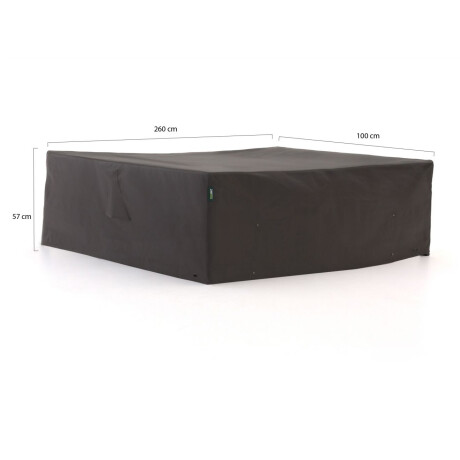 Kees Smit Tuinmeubelhoes stoel-bank loungeset 260x100x57cm - Laagste prijsgarantie! afbeelding2 - 1