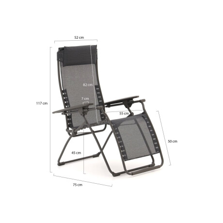 Lafuma Futura Clippe relaxstoel - Laagste prijsgarantie! afbeelding2 - 1