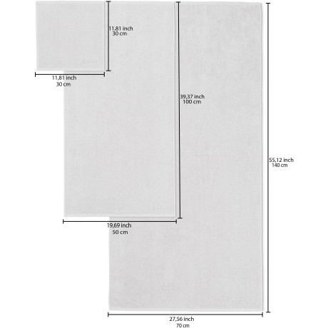 LeGer Home by Lena Gercke Handdoekenset Lovina, douchehanddoeken, handdoeken, zeepdoeken Handdoeken met logoborduring, 100% katoen, effen, zacht (6 stuks) afbeelding2 - 1