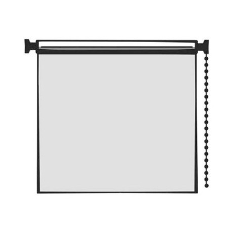 Liedeco Rolgordijn met zijbediening Klemmfix-thermo-rolgordijn bamboe-look (1 stuk) afbeelding2 - 1