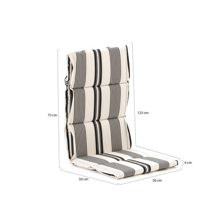 Madison Fiber hoog tuinkussen set van 6 - Laagste prijsgarantie! afbeelding2 - 1