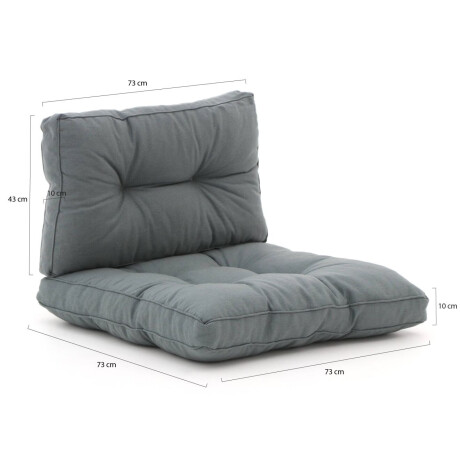 Madison Florance loungekussenset zit ca. 73x73cm rug ca. 73x43cm 2-delig - Laagste prijsgarantie! afbeelding2 - 1