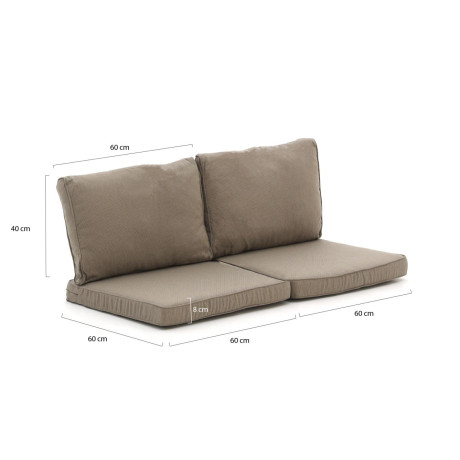 Madison lounge Palletkussenset 120x60cm 4-delig - Laagste prijsgarantie! afbeelding2 - 1