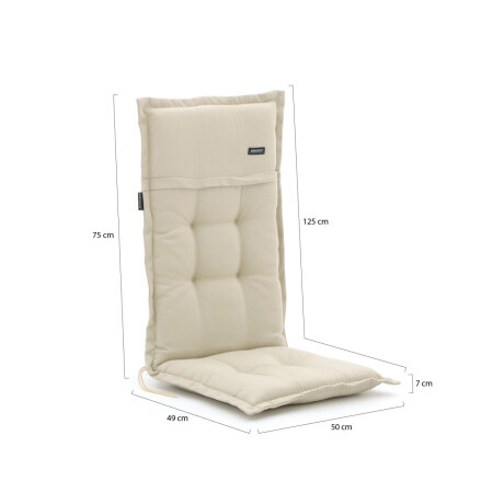 Madison tuinkussen hoge rug 125x50cm - Laagste prijsgarantie! afbeelding2 - 1