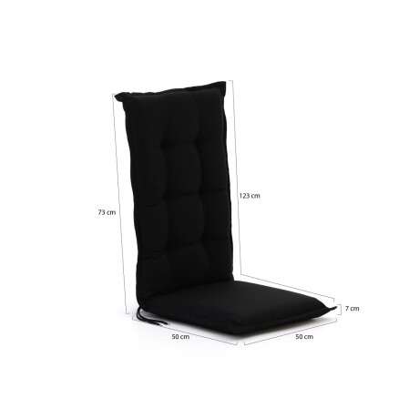 Madison tuinkussen set van 4 hoge rug - Laagste prijsgarantie! afbeelding2 - 1