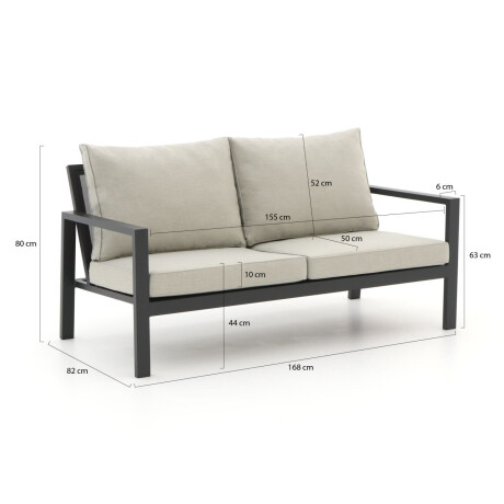 Manifesto Alzano lounge tuinbank 168cm - Laagste prijsgarantie! afbeelding2 - 1