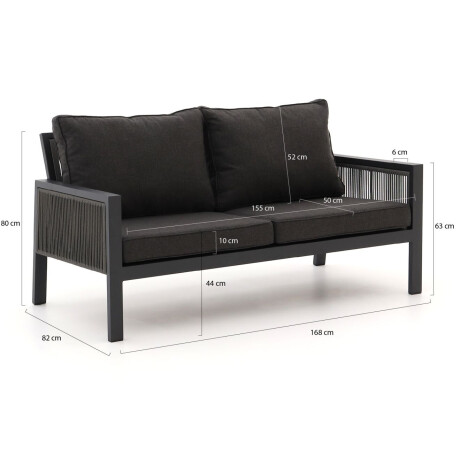 Manifesto Alzano lounge tuinbank 168cm - Laagste prijsgarantie! afbeelding2 - 1