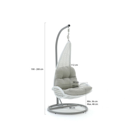 Manifesto Barasso hangstoel met standaard - Laagste prijsgarantie! afbeelding2 - 1