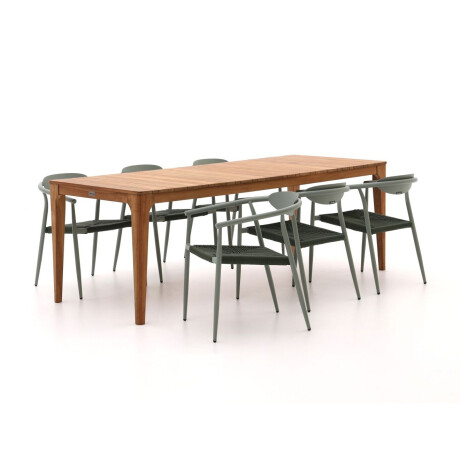Manifesto Cavone/Bruca 220cm dining tuinset 7-delig stapelbaar - Laagste prijsgarantie! afbeelding2 - 1