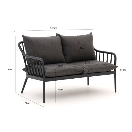 Manifesto Celante lounge tuinbank 2-zits 140cm - Laagste prijsgarantie! afbeelding2 - 1