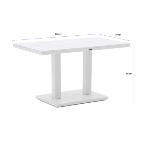 Manifesto Ciro lounge/dining tuintafel 120x70x68cm - Laagste prijsgarantie! afbeelding2 - 1