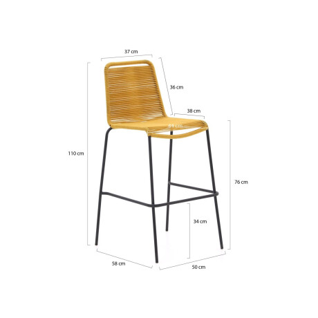 Manifesto Mussa/ROUGH-X 135cm barset 5-delig stapelbaar - Laagste prijsgarantie! afbeelding2 - 1
