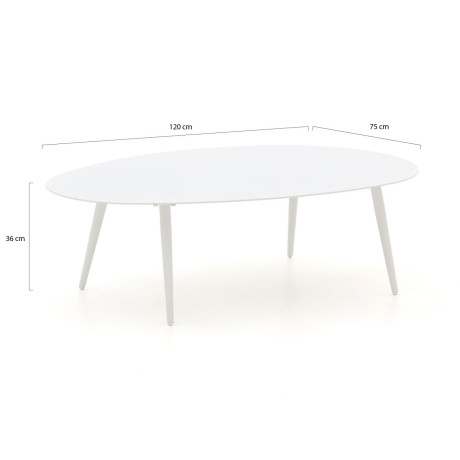 Manifesto Navalli lounge tuintafel 120x75x36cm - Laagste prijsgarantie! afbeelding2 - 1