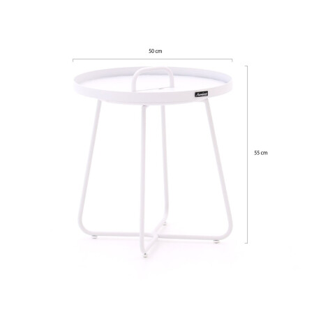 Manifesto Pito bijzet tuintafel ø 50cm (h:55cm) - Laagste prijsgarantie! afbeelding2 - 1