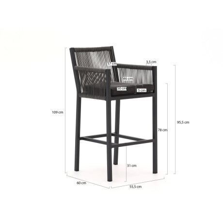 Manifesto Rivola/ROUGH-X 240cm barset 7-delig - Laagste prijsgarantie! afbeelding2 - 1