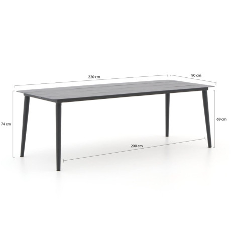 Manifesto Sora dining tuintafel 220x90x74cm - Laagste prijsgarantie! afbeelding2 - 1