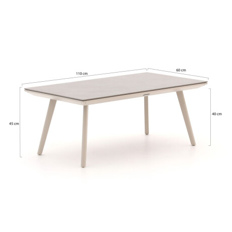 Manifesto Valsecca lounge tuintafel 110x60x45cm - Laagste prijsgarantie! afbeelding2 - 1