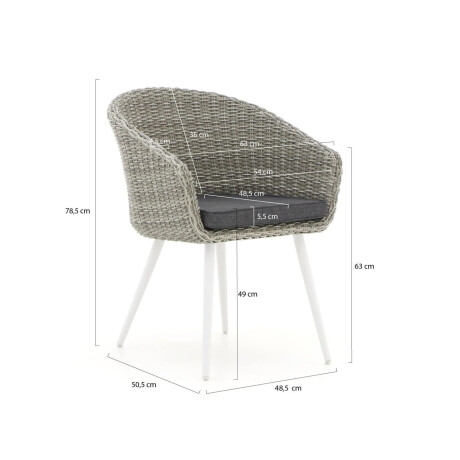 Manifesto Veruno/Menzano 220cm dining tuinset 7-delig - Laagste prijsgarantie! afbeelding2 - 1