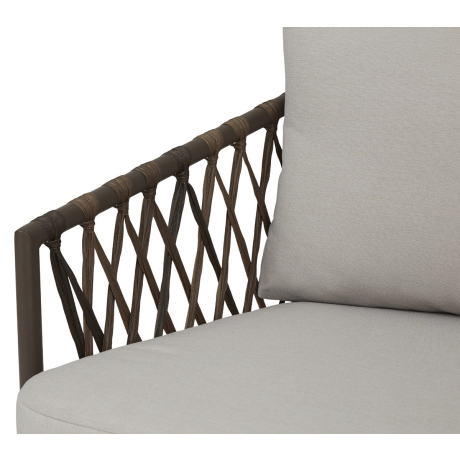 Marloes 4 delige tuin loungeset beige afbeelding2 - 1