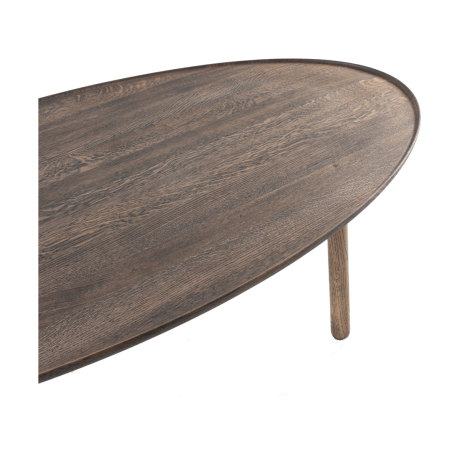 Mu coffee table houten salontafel donker eiken - 150 x 80 cm afbeelding2 - 1