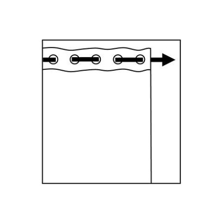 my home Verduisteringsgordijn Solana Gordijn, breedte 280 cm, verduisterend, uni, roomdivider (1 stuk) afbeelding2 - 1