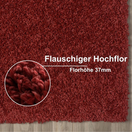 Myflair Möbel & Accessoires Hoogpolig vloerkleed My Shaggy Shaggy, uni-kleuren, licht glanzend, microvezel, extra fluffy afbeelding2 - 1