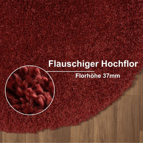 Myflair Möbel & Accessoires Hoogpolig vloerkleed My Shaggy Shaggy, uni kleuren, licht glanzend, microvezel, extra fluffy afbeelding2 - 1