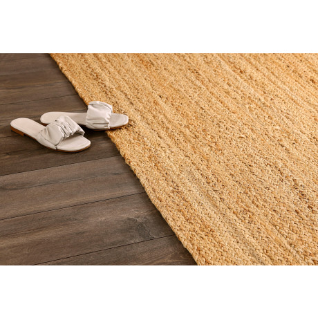 Myflair Möbel & Accessoires Loper Lola Jute tapijt, omkeerbaar tapijt, handgeweven, 100% natuurlijke vezel, Boho-stijl afbeelding2 - 1