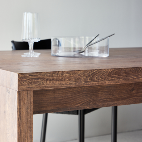 Nami houten eettafel donkerbruin - 200 x 75 cm afbeelding2 - 1