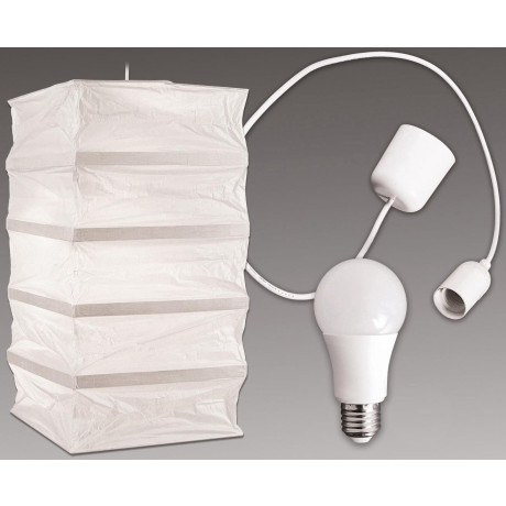 näve Led-hanglamp PAPER Led papier-hanglamp, incl.1xE27x10W led,wit,niet dimbaar afbeelding2 - 1