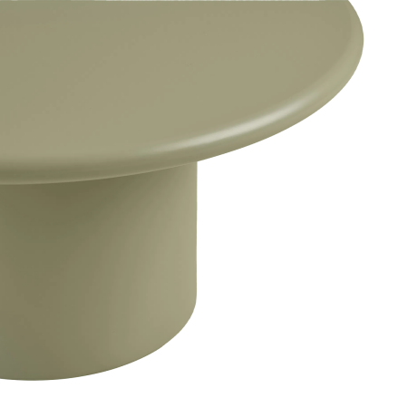 Nelson ronde houten salontafel groen - Ø 80 cm afbeelding2 - 1