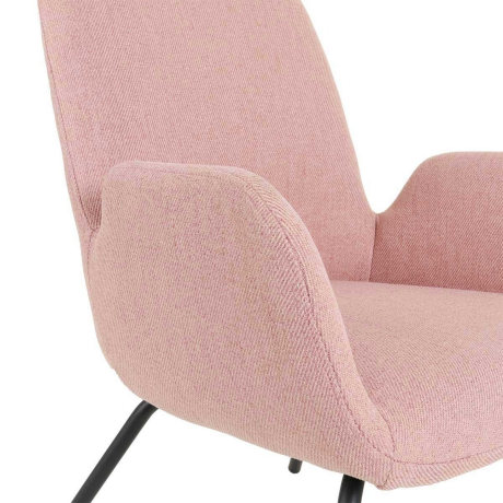 Ninte fauteuil oudroze afbeelding2 - 1