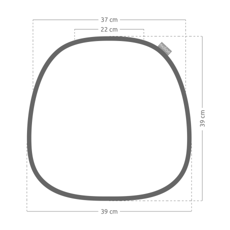 Jut zitkussen nougatbruin afbeelding2 - 1