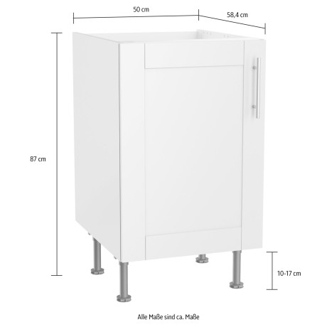 OPTIFIT Gootsteenkast Ahus Breedte 50 cm afbeelding2 - 1