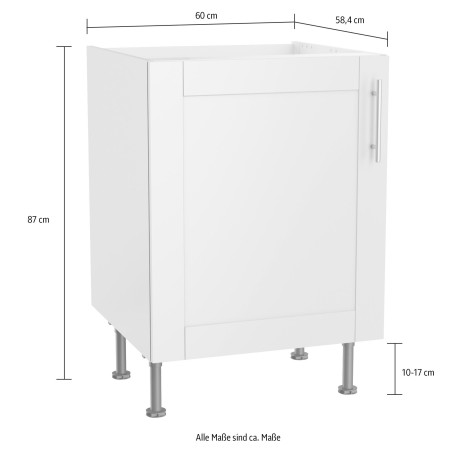 OPTIFIT Gootsteenkast Ahus Breedte 60 cm afbeelding2 - 1