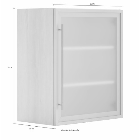 OPTIFIT Hangend kastje met glasdeur , breedte 60 cm afbeelding2 - 1