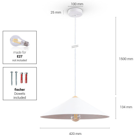 Paco Home Hanglamp ROLLINA Pendellamp eetkamer keukenlamp metaal industrieel ontwerp E27 afbeelding2 - 1