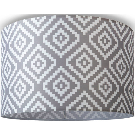 Paco Home Plafondlamp Hugo Stella Stoff lampenkap vintage woonkamerlamp rond retro ontwerp textiel afbeelding2 - 1