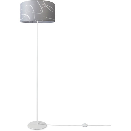 Paco Home Staande lamp Luca Tribal Driepotige met lampenkap stof vloerlamp modern abstract uni E27 afbeelding2 - 1