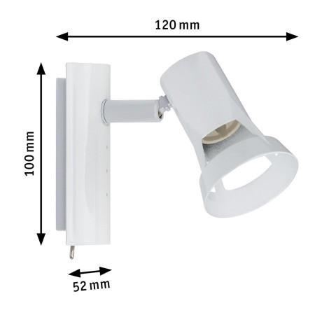 Paulmann Plafondlamp Spotlight Teja max. 1x10W 230V Metaal (1 stuk) afbeelding2 - 1