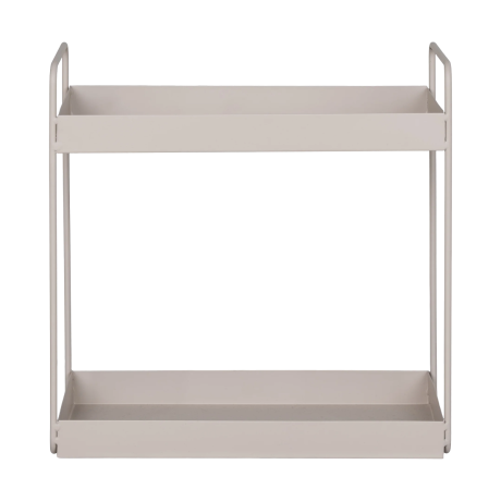 Pepijn metalen bijzettafel beige - 30 x 15 cm afbeelding2 - 1