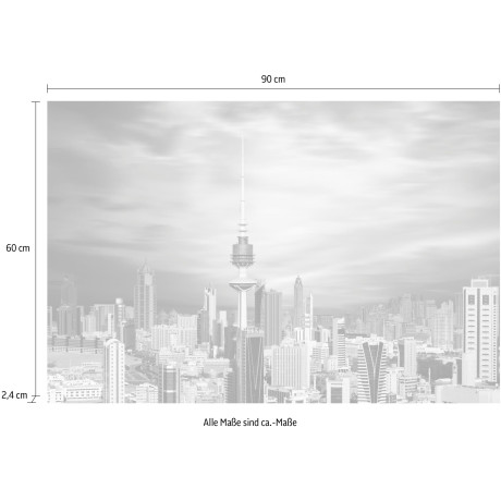 queence Artprint op acrylglas Skyline afbeelding2 - 1